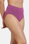 Zivame Anti-Microbial Medium Rise Full Coverage Hipster Panty (Pack of 3) - Multicolor — thumbnail 12